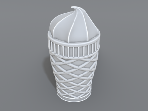 ice cream 3Dプリントモデル