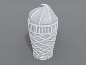 ice cream 3D Print Model