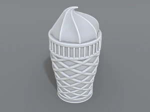 ice cream 3D Print Model