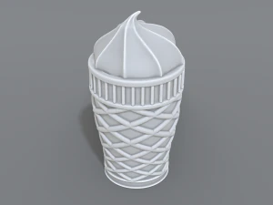 ice cream 3D Print Model
