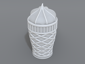 ice cream 3Dプリントモデル