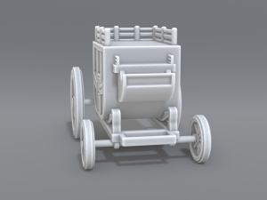 stage coach 3D Print Model