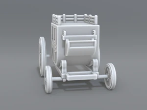 stage coach 3D Print Model