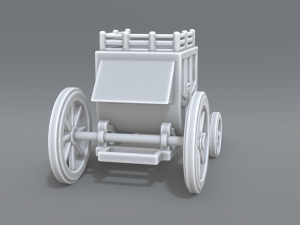 stage coach 3D Print Model