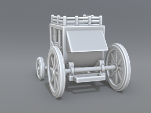 stage coach 3D Print Model
