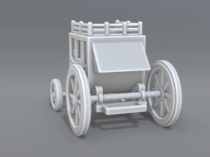 stage coach 3D Print Model