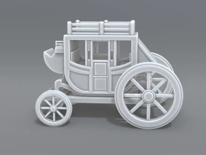 stage coach 3D Print Model