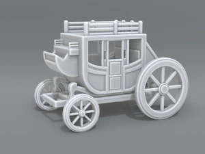 stage coach 3D Print Model