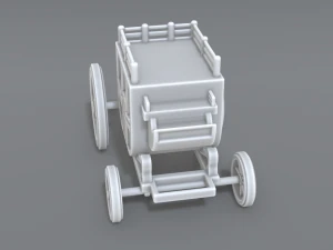 stage coach 3D Print Model
