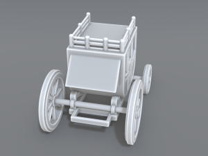 stage coach 3D Print Model