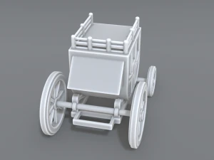 stage coach 3D Print Model