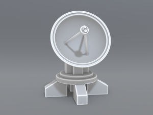 antenna dish 3D 프린트 모델