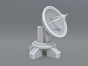 antenna dish 3D 프린트 모델