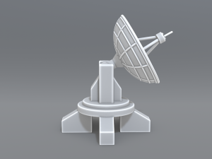 antenna dish 3D 프린트 모델