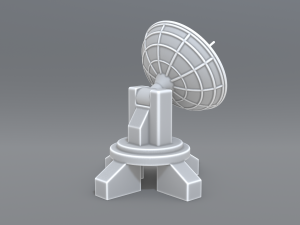antenna dish 3D 프린트 모델
