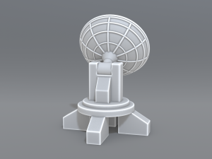 antenna dish 3D 프린트 모델