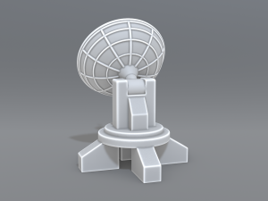 antenna dish 3D 프린트 모델