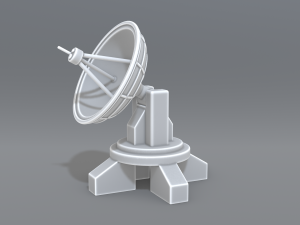 antenna dish 3D 프린트 모델