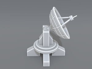 antenna dish 3D 프린트 모델