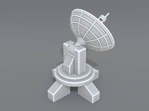 antenna dish 3D 프린트 모델