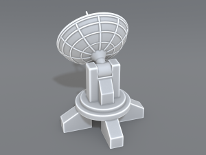 antenna dish 3D 프린트 모델