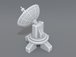 antenna dish 3D 프린트 모델