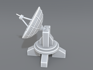 antenna dish 3D 프린트 모델