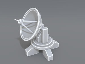 antenna dish 3D 프린트 모델