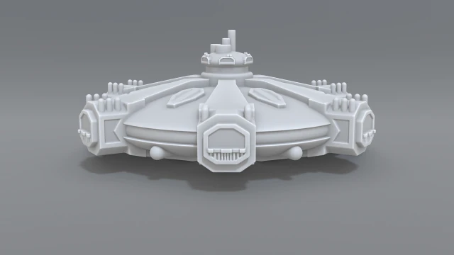 모선 3D 프린트 모델 .c4d .max .obj .3ds .fbx .stl .blend 