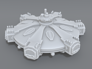 mother ship Modelo de Impressão 3D
