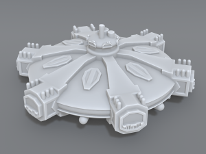 mother ship Modelo de Impressão 3D