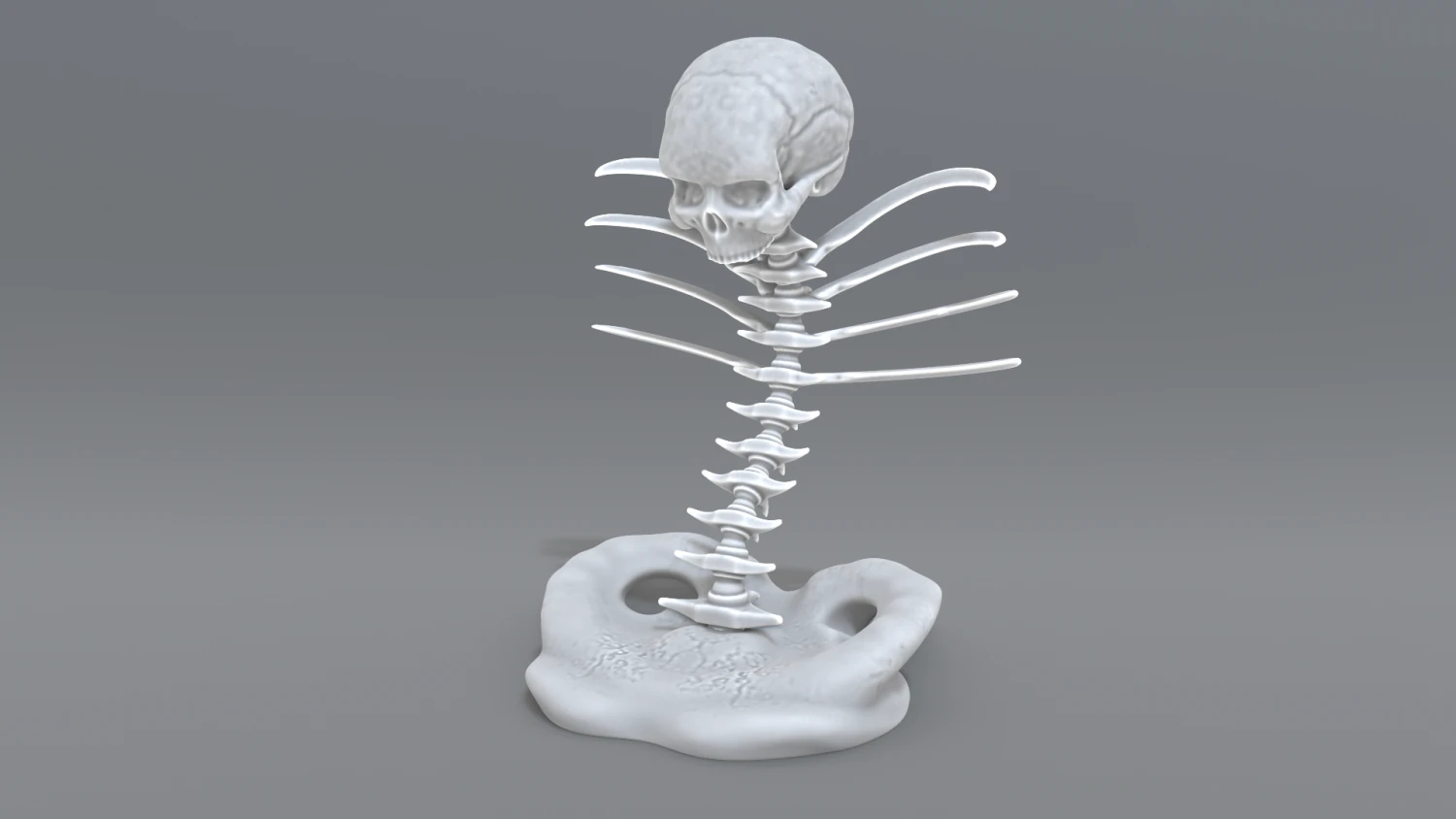 skull abstraction 3D Print Model .c4d .max .obj .3ds .fbx .stl .blend