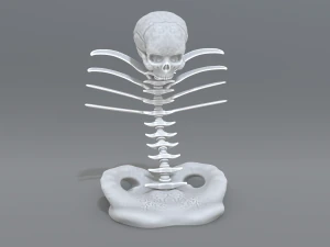 skull abstraction 3D Print Model