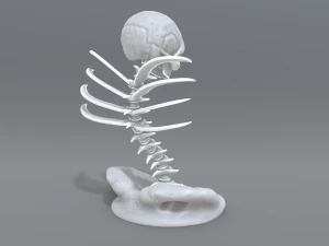 skull abstraction 3D Print Model