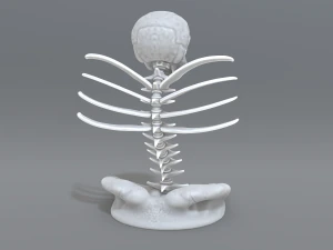 skull abstraction 3D Print Model