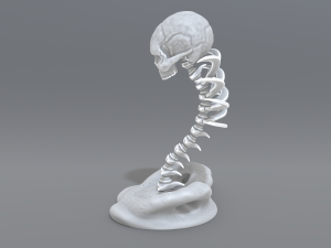 skull abstraction 3D प्रिंट मॉडल