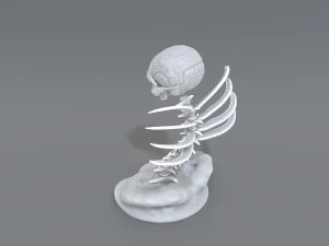 skull abstraction 3D Print Model