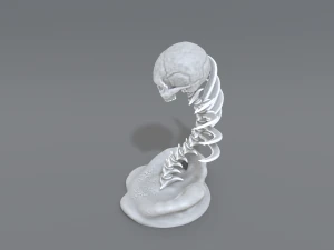 skull abstraction 3D Print Model
