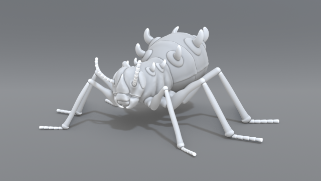 space bug Model do druku 3D .c4d .max .obj .3ds .fbx .stl .blend 