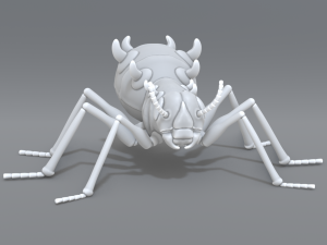 space bug Model do druku 3D