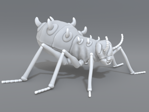 space bug Model do druku 3D