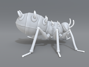 space bug Model do druku 3D
