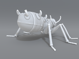 space bug Model do druku 3D