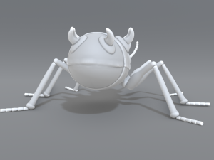 space bug Model do druku 3D