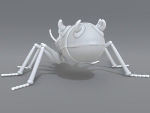 space bug Model do druku 3D