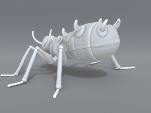 space bug Model do druku 3D