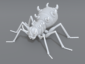 space bug Model do druku 3D