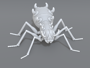 space bug Model do druku 3D
