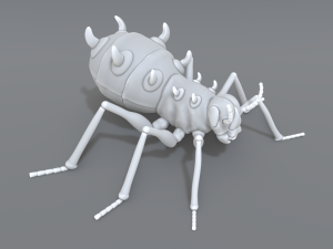 space bug Model do druku 3D