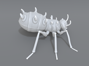 space bug Model do druku 3D